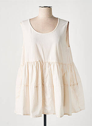 Tunică fără mâneci bej BLACK LABEL femeie