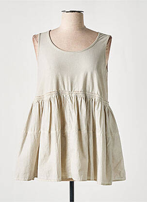 Tunică fără mâneci bej BLACK LABEL femeie