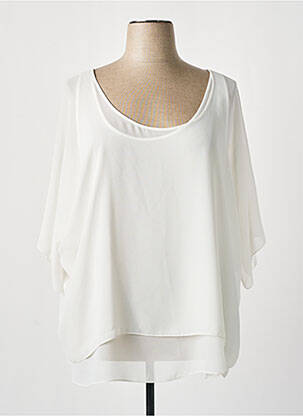 Tunică fără mâneci alb CREA CONCEPT femeie