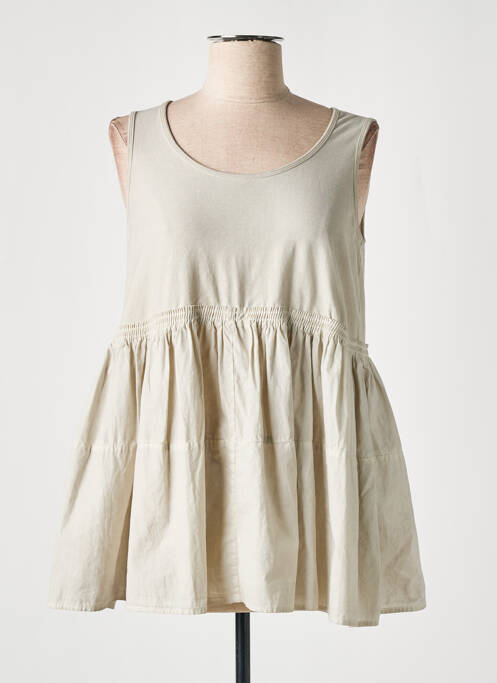 Tunică fără mâneci bej BLACK LABEL femeie