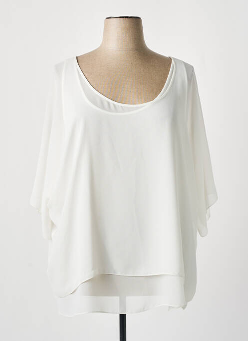 Tunică fără mâneci alb CREA CONCEPT femeie