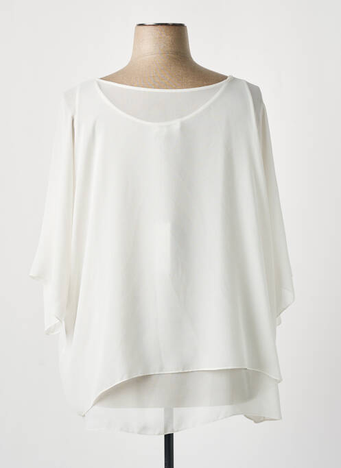 Tunică fără mâneci alb CREA CONCEPT femeie