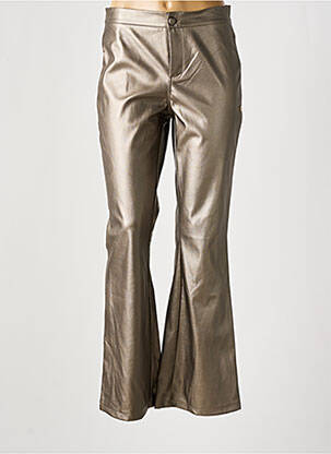 Pantalon evazat argintiu LES TROPEZIENNES femeie