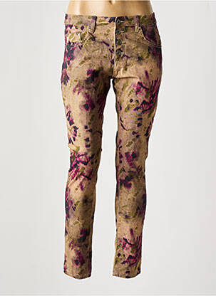 Pantalon slim bej PLACE DU JOUR femeie