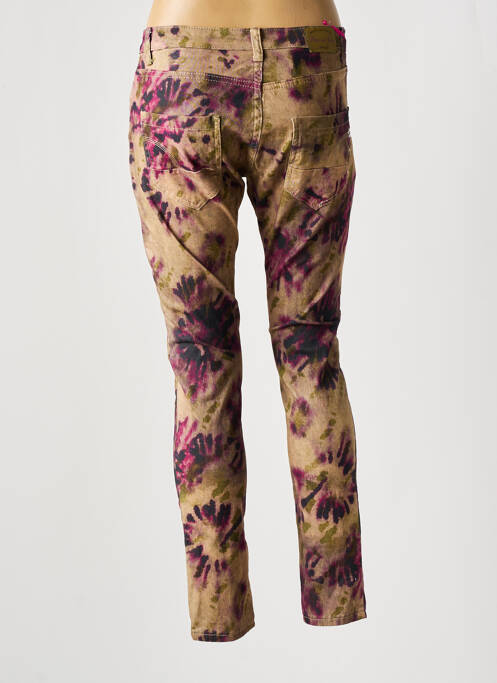 Pantalon slim bej PLACE DU JOUR femeie