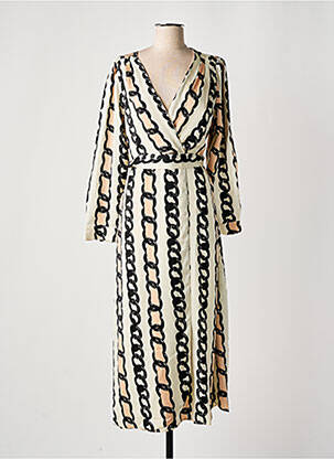 Rochie lungă bej MARAISLISE femeie