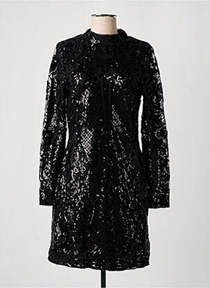 Rochie midi mâneci lungi mâneci lungi negru REALTY femeie