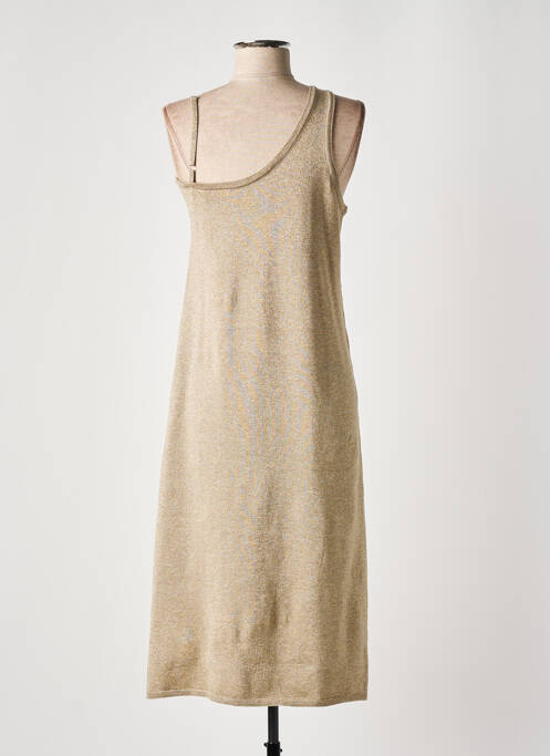 Rochie pulover auriu LES TROPEZIENNES PAR M.BELARBI femeie