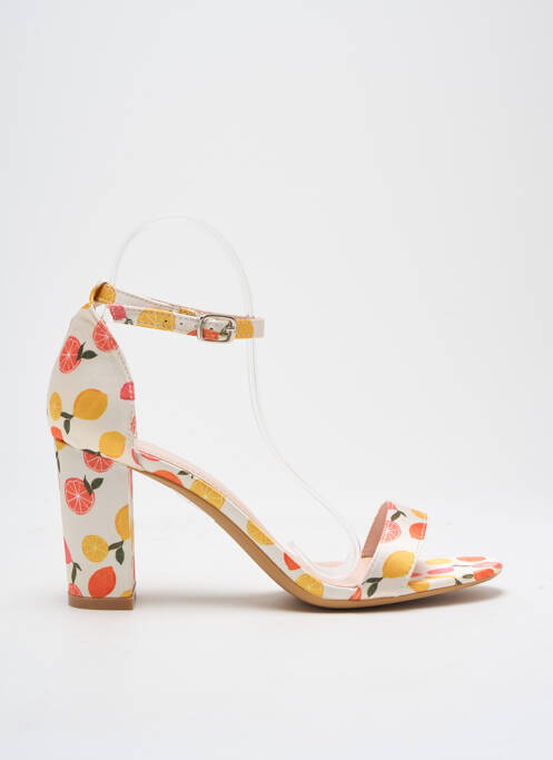 Sandale/Pantofi decupați galben IDEAL SHOES femeie