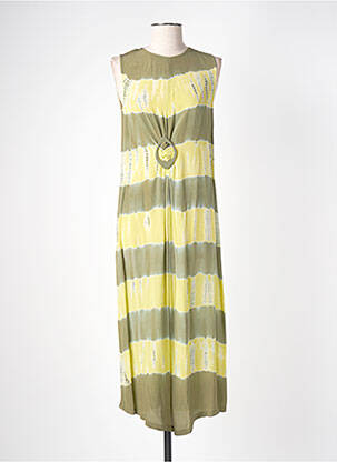 Rochie lungă verde MALIPARMI femeie