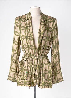 Sacou buzunare verde BAZAR DELUXE femeie