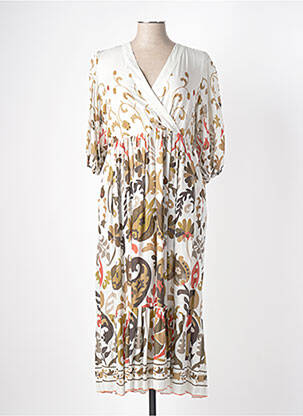 Rochie lungă bej MALIPARMI femeie