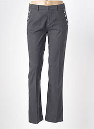 Pantalon chino țesătură poplin mărime normală negru MASON'S femeie