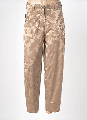 Pantalon drept elasticitate talie înaltă bej RRD (ROBERTO RICCI DESIGNS) femeie