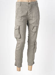 Pantalon 7/8 talie înaltă talie înaltă verde MASON'S femeie