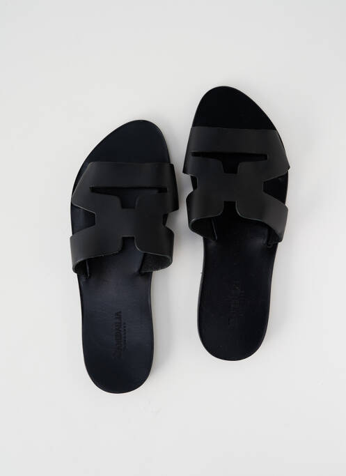 Mulete/Saboți negru SANDALIA CYCLADES femeie