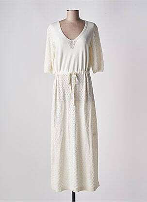 Rochie lungă bej C'EST BEAU LA VIE femeie