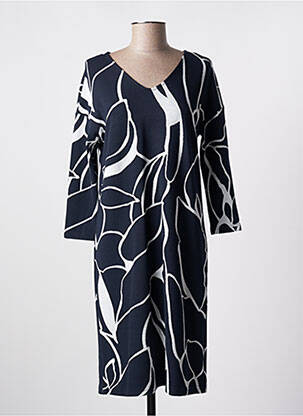 Rochie midi imprimeu fantezie mâneci lungi albastru STREET ONE femeie