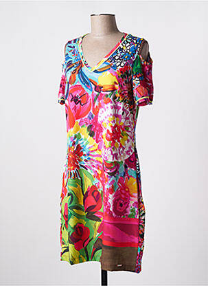 Rochie midi roșu MALOKA femeie