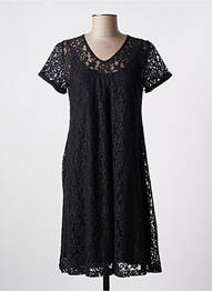Rochie midi mâneci scurte mâneci scurte negru LE PETIT BAIGNEUR femme