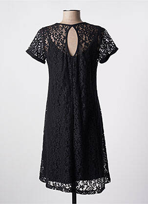Rochie midi mâneci scurte mâneci scurte negru LE PETIT BAIGNEUR femeie