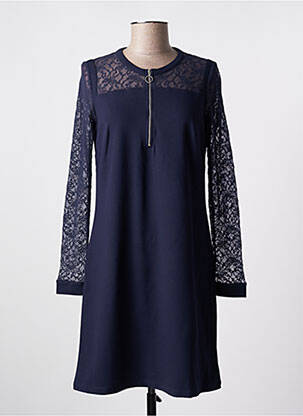 Rochie scurtă mâneci lungi mâneci lungi albastru MALOKA femeie