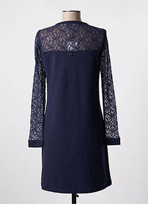 Rochie scurtă mâneci lungi mâneci lungi albastru MALOKA femeie