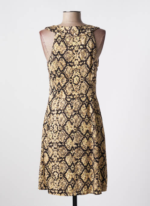 Rochie midi galben LOLA ESPELETA femeie