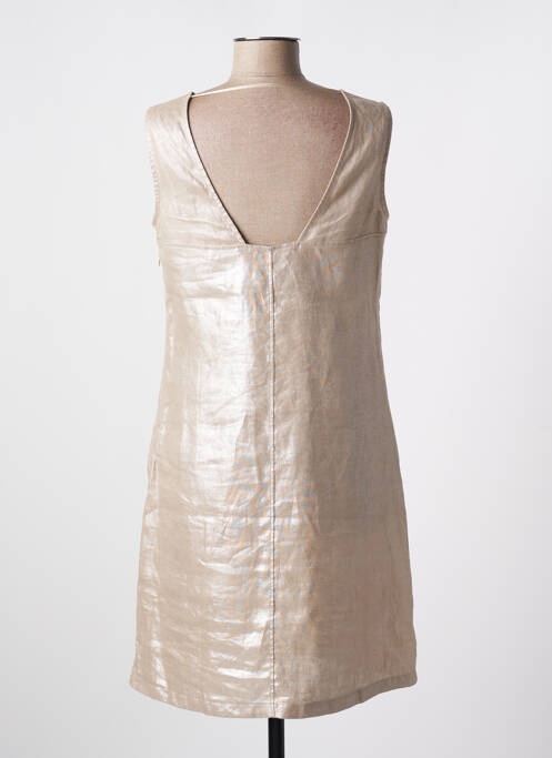 Rochie midi maro MALOKA femeie