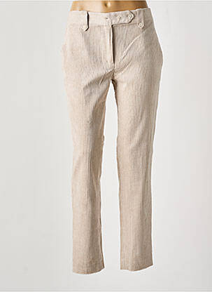 Pantalon drept bej ANNAHPA femeie