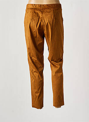 Pantalon slim talie elastică maro LE PETIT BAIGNEUR femeie