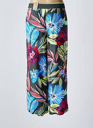Pantalon larg croială fluidă verde CECIL femeie