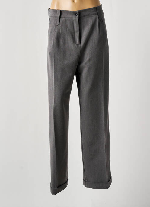 Pantalon drept gri ANNAHPA femeie