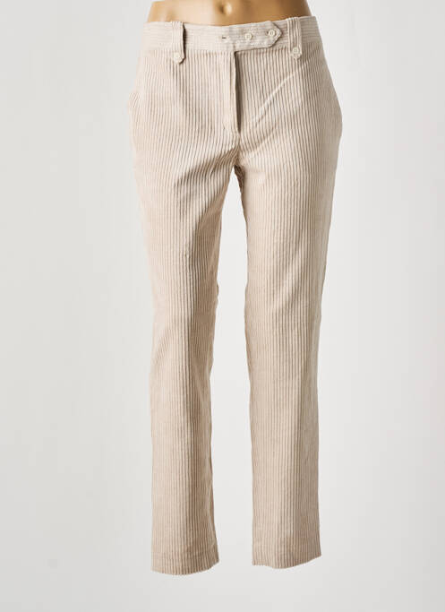 Pantalon drept bej ANNAHPA femeie