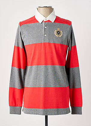 Polo roșu CAMBRIDGE bărbat