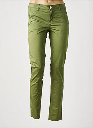 Pantalon slim verde LOLA ESPELETA femeie