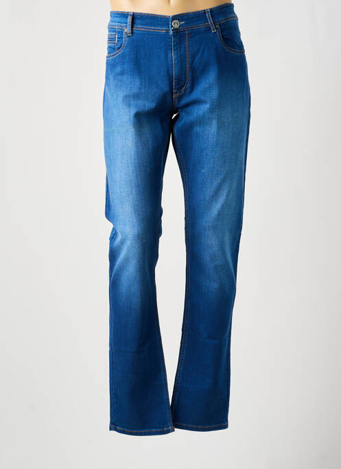 Blugi cu croială slim albastru VIRTUE bărbat