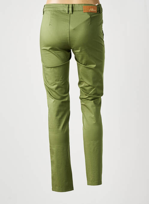 Pantalon slim verde LOLA ESPELETA femeie