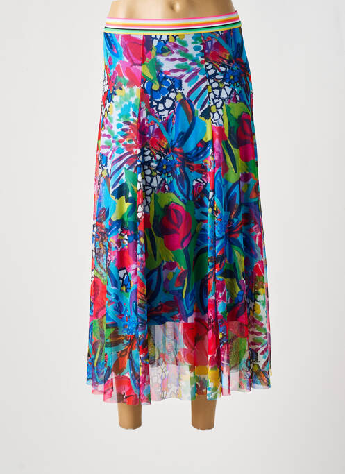 Fustă lungă albastru MALOKA femeie