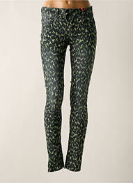 Pantalon slim elasticitate mărime normală verde STREET ONE femeie