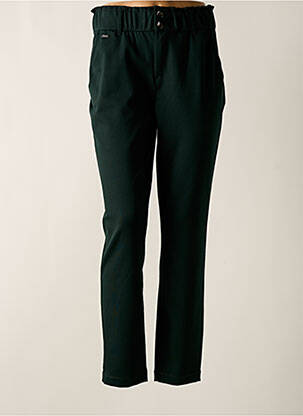 Pantalon chino țesătură poplin mărime normală verde STREET ONE femeie