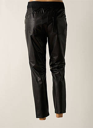 Pantalon 7/8 elasticitate mărime normală negru STREET ONE femeie