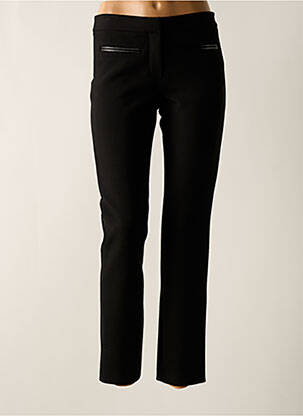 Pantalon slim elasticitate mărime normală negru EMMA & CARO femeie
