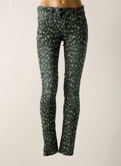 Pantalon slim verde STREET ONE femeie