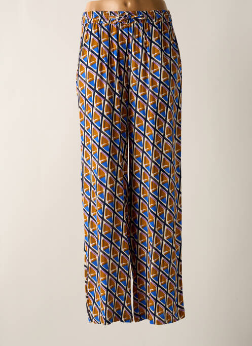 Pantalon larg albastru LA FEE MARABOUTEE femeie