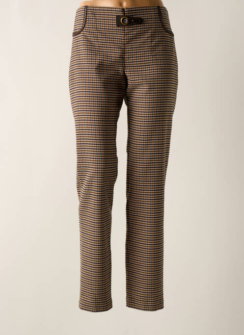 Pantalon slim bej LO! LES FILLES femeie