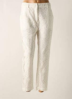 Pantalon 7/8 alb MORGAN femeie