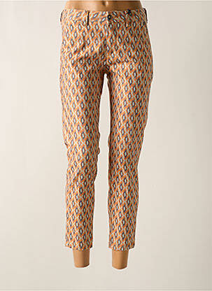 Pantalon 7/8 elasticitate mărime normală portocalie FREEMAN T.PORTER femeie