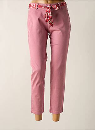 Pantalon 7/8 elasticitate mărime normală roz FREEMAN T.PORTER femeie