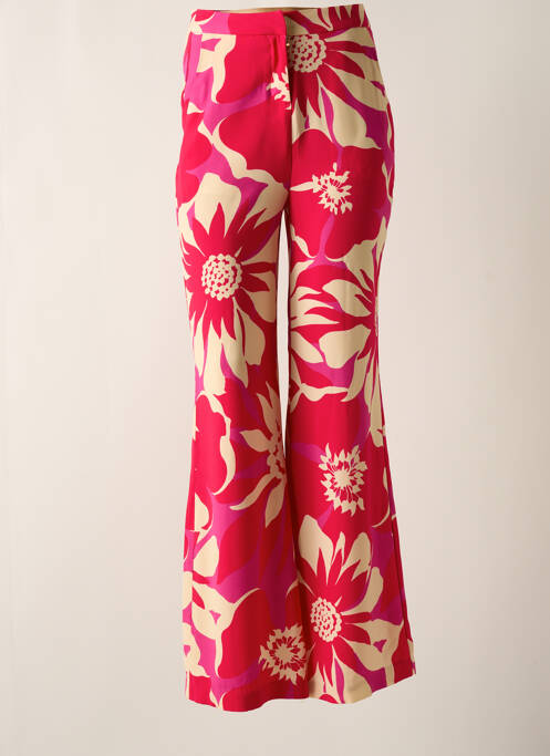 Pantalon larg roz MORGAN femeie